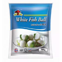 Mushroom Brand White Fish Ball 500g Bebola Ikan Small