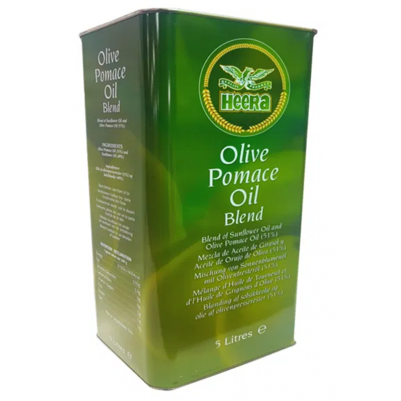 Heera Olive Pomace Oil 5L (51%) Olive Pomace Oil & Sunflower Oil Blend Heera Olive Pomace Oil 5L (51%) Olive Pomace Oil & Sunflower Oil Blend