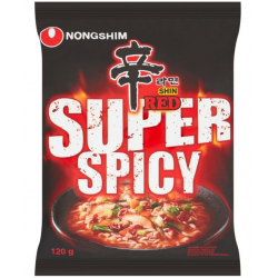 Nongshim Shin Red Super Spicy 120g Korean Instant Noodles