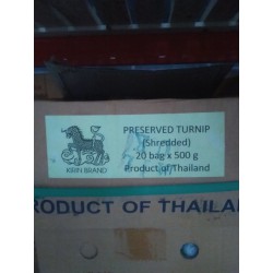 Kirin Brand Thai Shredded Turnip 20x500g bag Thai...