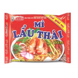 Acecook Mì Lẩu Thái Full Case 83g X30 Vietnamese Tom Yum Shrimp (Seafood Hotpot Flavour) Instant Noodles