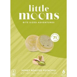 Little Moons honey roasted pistachio 192g soft mochi &...