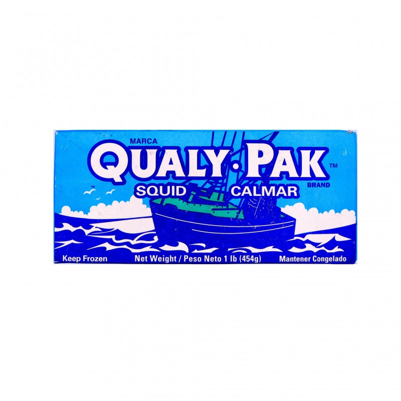 Marca QualyPak Wild Squid 454g Frozen Squid Calamari Marca QualyPak Wild Squid 454g Frozen Squid Calamari