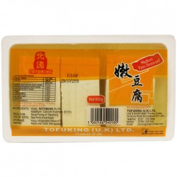 Tofu King Medium Firm Fresh Tofu 500g Non GM Soya Beans...