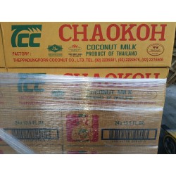 Chaokoh Case of 24x Coconut Milk 400ml Thai Coconut Milk