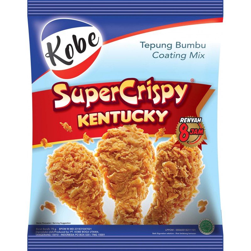 Kobe Super Crispy Kentucky Coating Mix 75g Tepung Bumbu Ayam Goreng