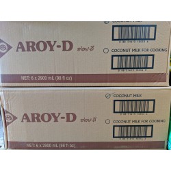 Aroy-D Coconut Milk Case 6x2900ml Thai Coconut Milk