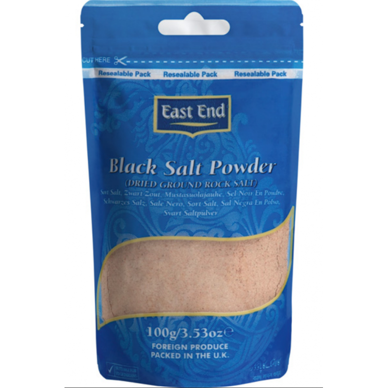 East End 100g Black Salt Powder in Resealable Pack