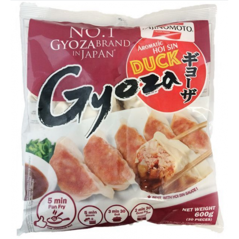 Ajinomoto Gyoza 600g Japanese Style Aromatic Duck Hoi Sin Sauce 30pcs