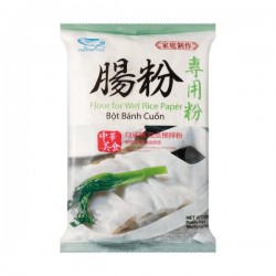 BaiSha Flour for Rice Paper 454g Bot Banh Cuon 白鲨肠粉专用粉 BS Flour for Wet Rice Papers