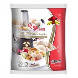 Mushroom Brand Mixed Steamboat Selection 500g Ikan Seafood Tofu