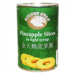 Golden Swan Pineapple Slices in Light Syrup 425g Pineapple Slices