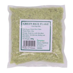 Longdan Green Rice Flake (Com Dep Dua) 400g Green Rice Flake