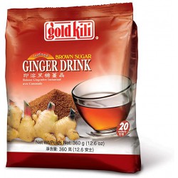Gold Kili Instant Singapore Brown Sugar Ginger Drink (20 Sachets) 360g Instant Singapore Brown Sugar Ginger Drink