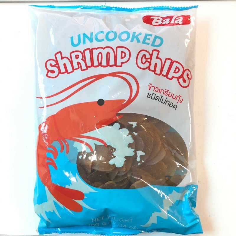 Bala Uncooked Shrimp Chips 500g Uncooked Shrimp Chips