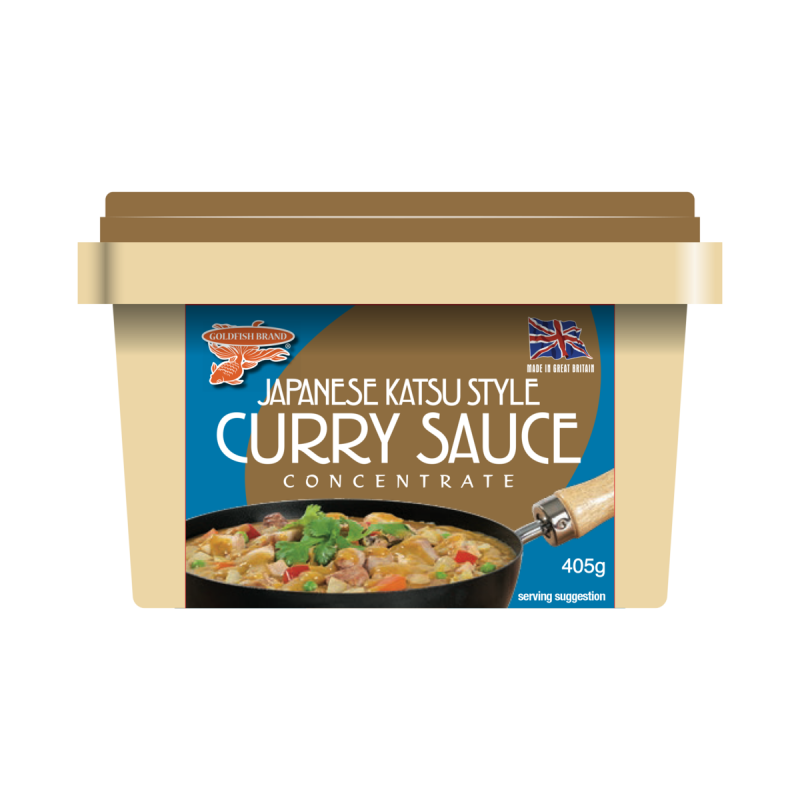 Goldfish Brand Japanese Katsu Style Curry Sauce 405g Japanese Katsu Curry Sauce Concentrate