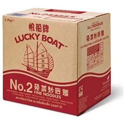 Lucky Boat No 2 Noodles 7.7kg (Fine Noodles) Box of Lucky Boat No 2 Noodles