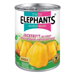 Twin Elephants & Earth Brand Whole Jackfruit in Syrup 565g Whole Jackfruit in Syrup