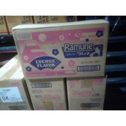 Kimura Ramune Carbonated Soft Drink Lychee Flavor...