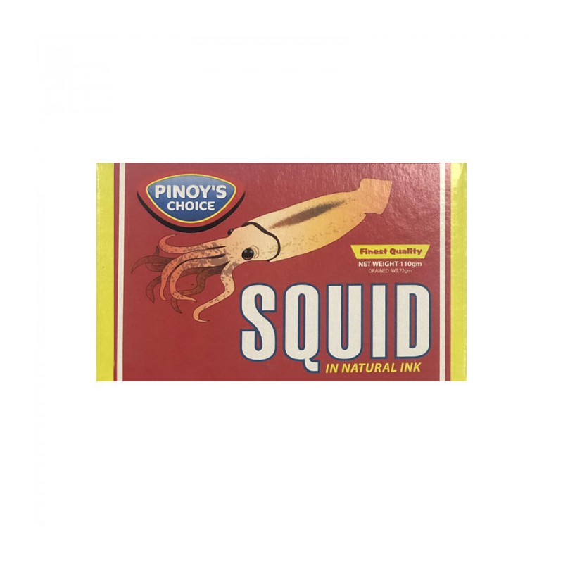 Pinoy's Choice Squid in Natural Ink 110g Squid in Natural Ink