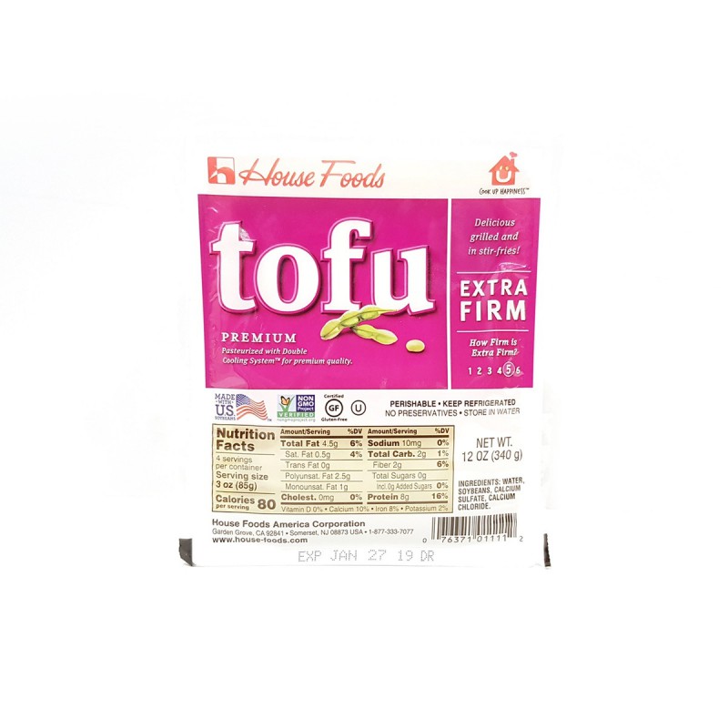 House Foods Premium Extra Firm Tofu 340g Premium Extra Firm Tofu