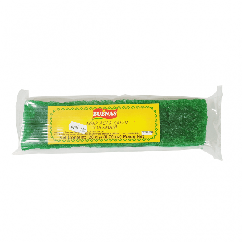 Buenas Agar-Agar Green (Gulaman) 20g Agar-Agar Green