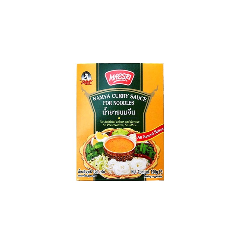 Maesri Namya Curry Sauce for Noodles 120g Namya Curry Sauce