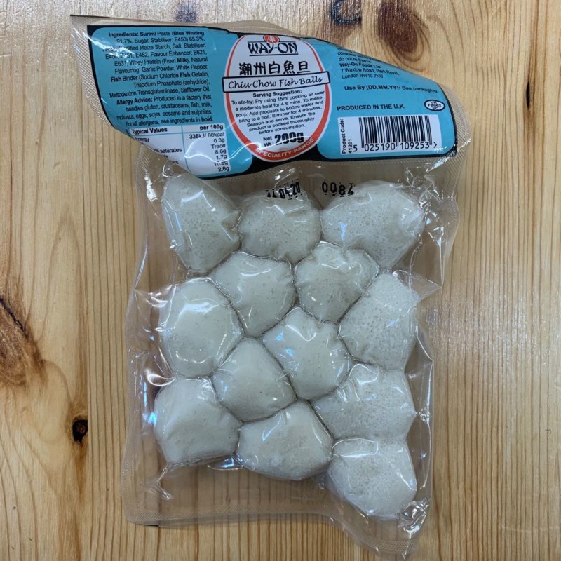 Way-On Chiu Chow Fish Ball 200g Chiu Chow Fish Ball