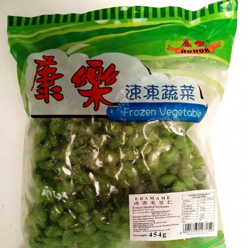 Honor Frozen Shelled Soybeans 454g Frozen Shelled Soybeans