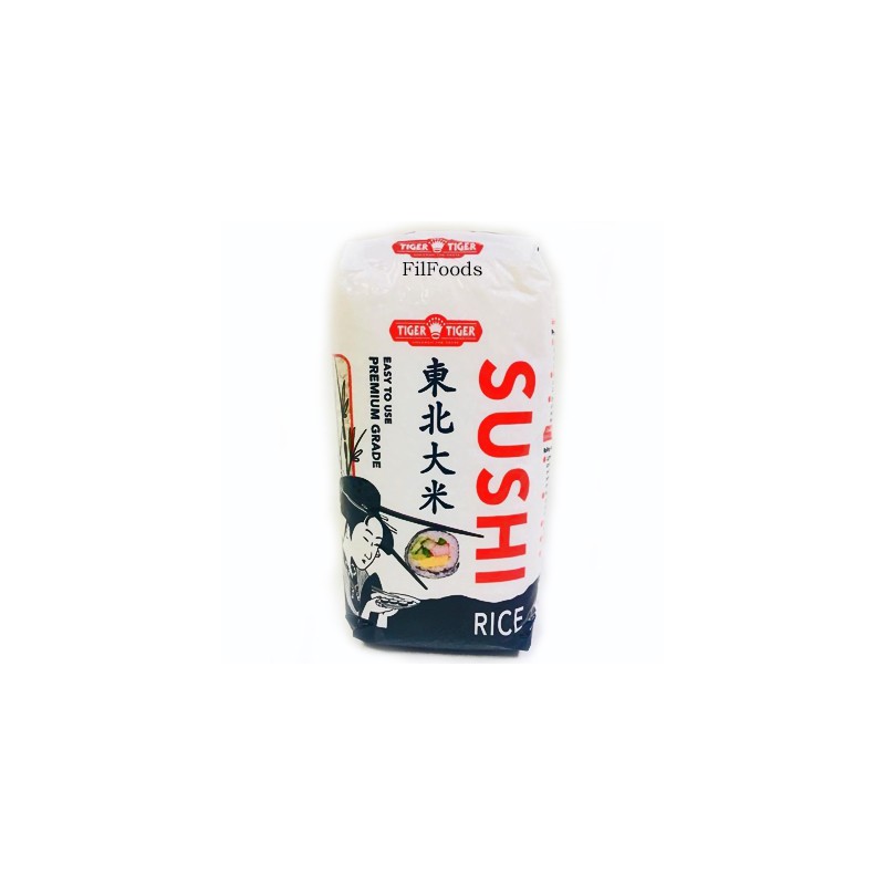 Tiger Tiger Premium Grade Sushi Rice 1kg Sushi Rice