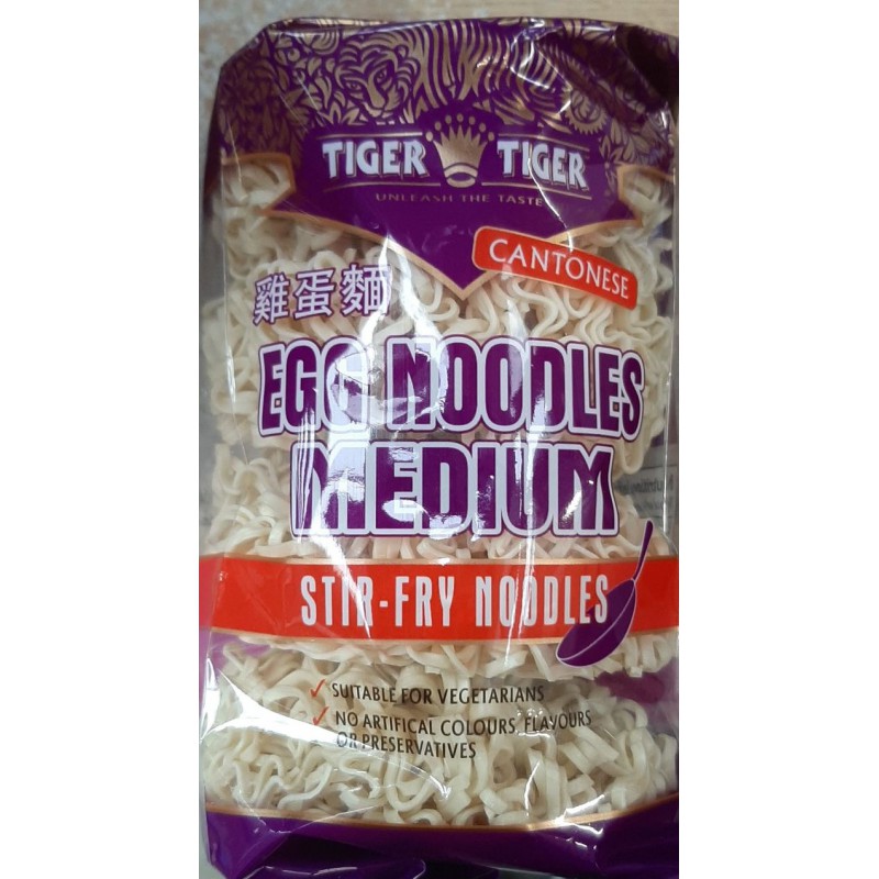 Tiger Tiger Egg Noodles Medium Stir-Fry Noodles 250g Egg Noodles