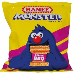 Mamee Monster Snek Mi Perisa BBQ 8x 25g Monster Snek Mi Perisa BBQ