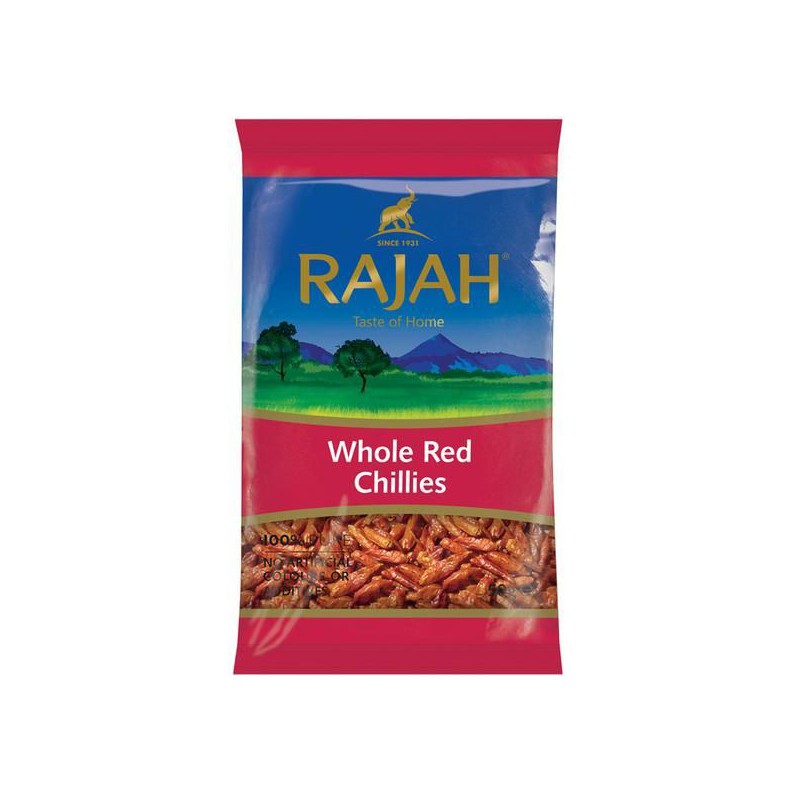 Rajah Whole Red Chillies 200g Whole Red Chillies