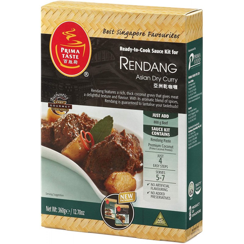 Prima Taste Rendang Curry Kit 360g Asian Dry Curry