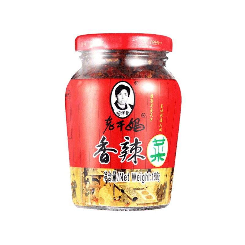 Laoganma Preserved Chilli Pak Choi 188g Preserved Chilli Pak Choi