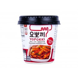 Youngpung Yopokki Instant Cup Tteokbokki Rice Cakes (요뽀끼컵) 140g Sweet and Spicy Topokki Rice Cake