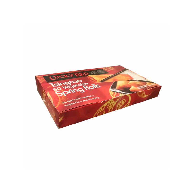 LUCKY RED VEGETABLE SPRING ROLLS 50X15G 750G LUCKY RED VEGETABLE SPRING ROLLS 50X15G 750G