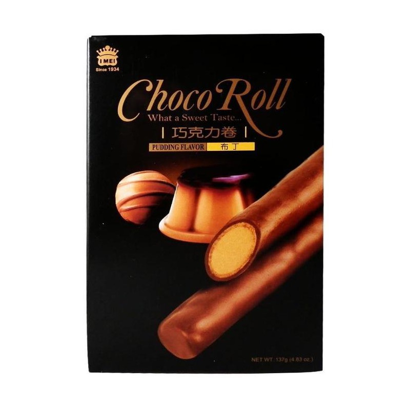 I Mei (義美布丁巧克力卷) Pudding Choco Roll 137g  Taiwanese Choco Roll