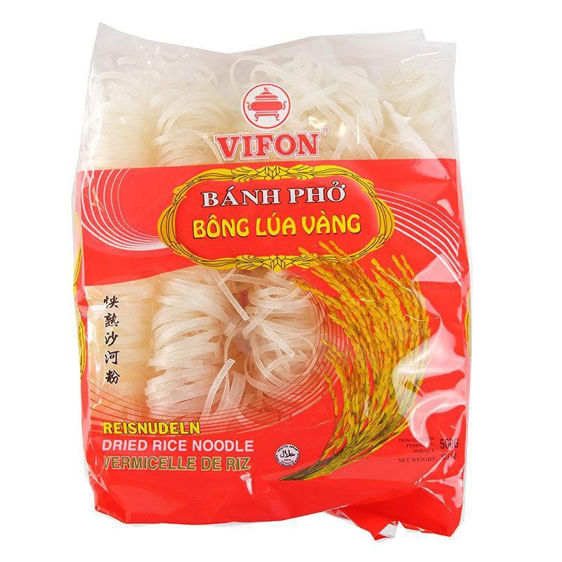 Vifon Dried Rice Pho Bong Lua 500g Golden Rice Noodle