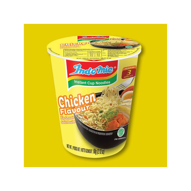 Indomie Chicken Flavour Cup Noodles 60g Chicken Flavour Cup Noodles