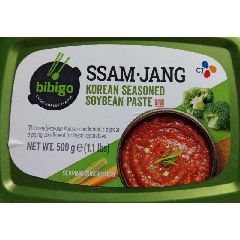 CJ Bibigo Ssam-jang Korean Seasoned Soybean Paste 500g Ssam-jang Korean Seasoned Soybean Paste CJ Bibigo Ssam-jang Korean Seasoned Soybean Paste 500g Ssam-jang Korean Seasoned Soybean Paste
