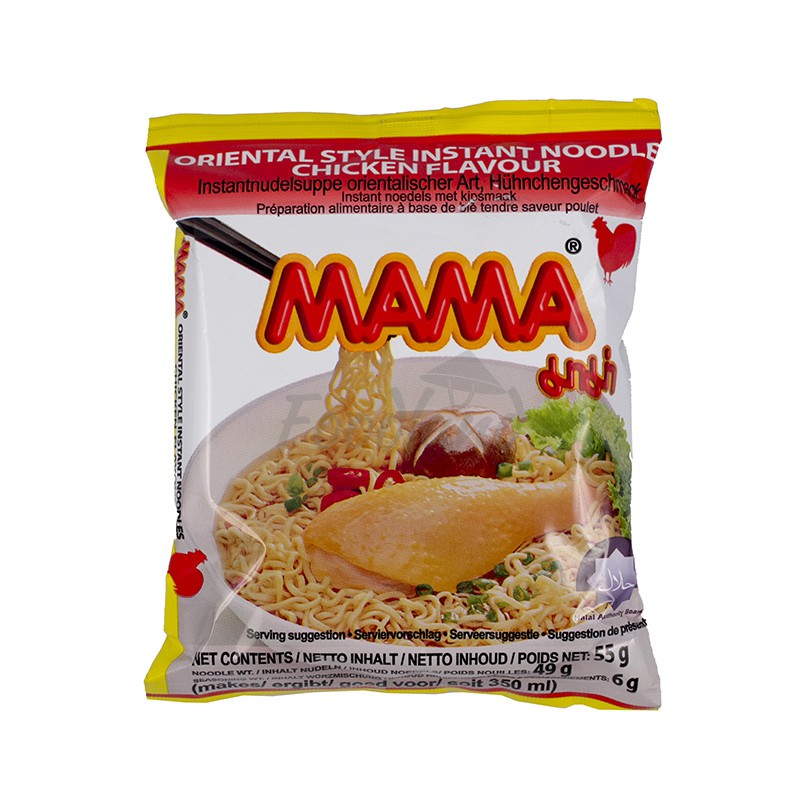 Mama Instant Noodles Chicken Flavour 55g Mi Ga Mama Noodles