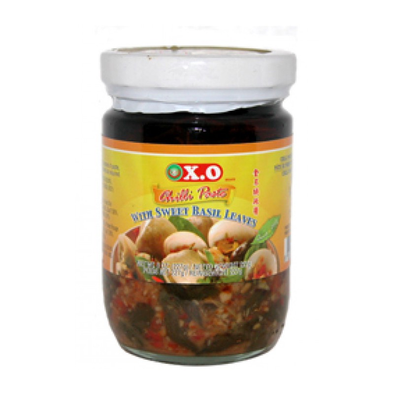 X.O Chilli Paste with Sweet Basil Leaves 200g Chilli Paste with Sweet Basil Leaves