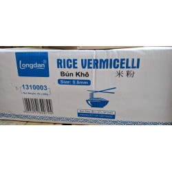 Full Case of 30x 400g Longdan Rice Vermicelli 0.8mm Bun Kho Vietnamese Rice Vermicelli