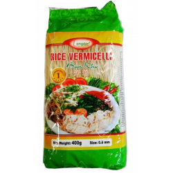 Full Case of 30x 400g Longdan Rice Vermicelli 0.8mm Bun Kho Vietnamese Rice Vermicelli