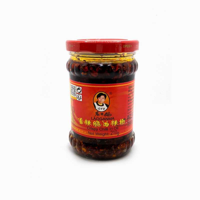 Laoganma Crispy Chilli Oil 老干妈 香辣脆油辣椒 210g La Gan Ma LGM Crispy Chilli Oil Laoganma Crispy Chilli Oil 老干妈 香辣脆油辣椒 210g La Gan Ma LGM Crispy Chilli Oil