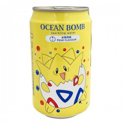 YHB Ocean Bomb Pokemon Pear Flavour 330ml Pokemon Sparkling Water