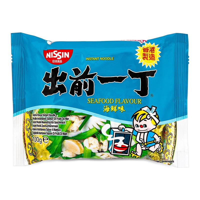 Nissin 100g (HK) Japanese Style Demae Ramen Noodles - Seafood Flavour