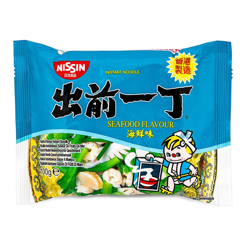 Nissin 100g (HK) Japanese Style Demae Ramen Noodles - Seafood Flavour Nissin 100g (HK) Japanese Style Demae Ramen Noodles - Seafood Flavour