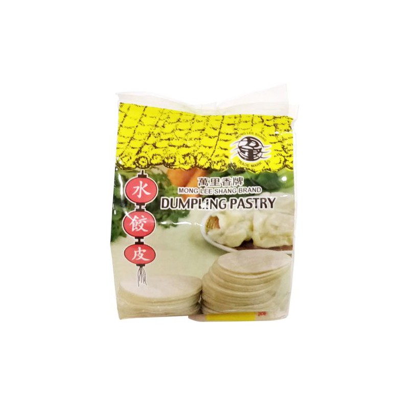 Mong Lee Shang Dumpling Pastries 450g 萬里香水餃皮 MLS Frozen Gyoza Dumpling Skins Mong Lee Shang Dumpling Pastries 450g 萬里香水餃皮 MLS Frozen Gyoza Dumpling Skins